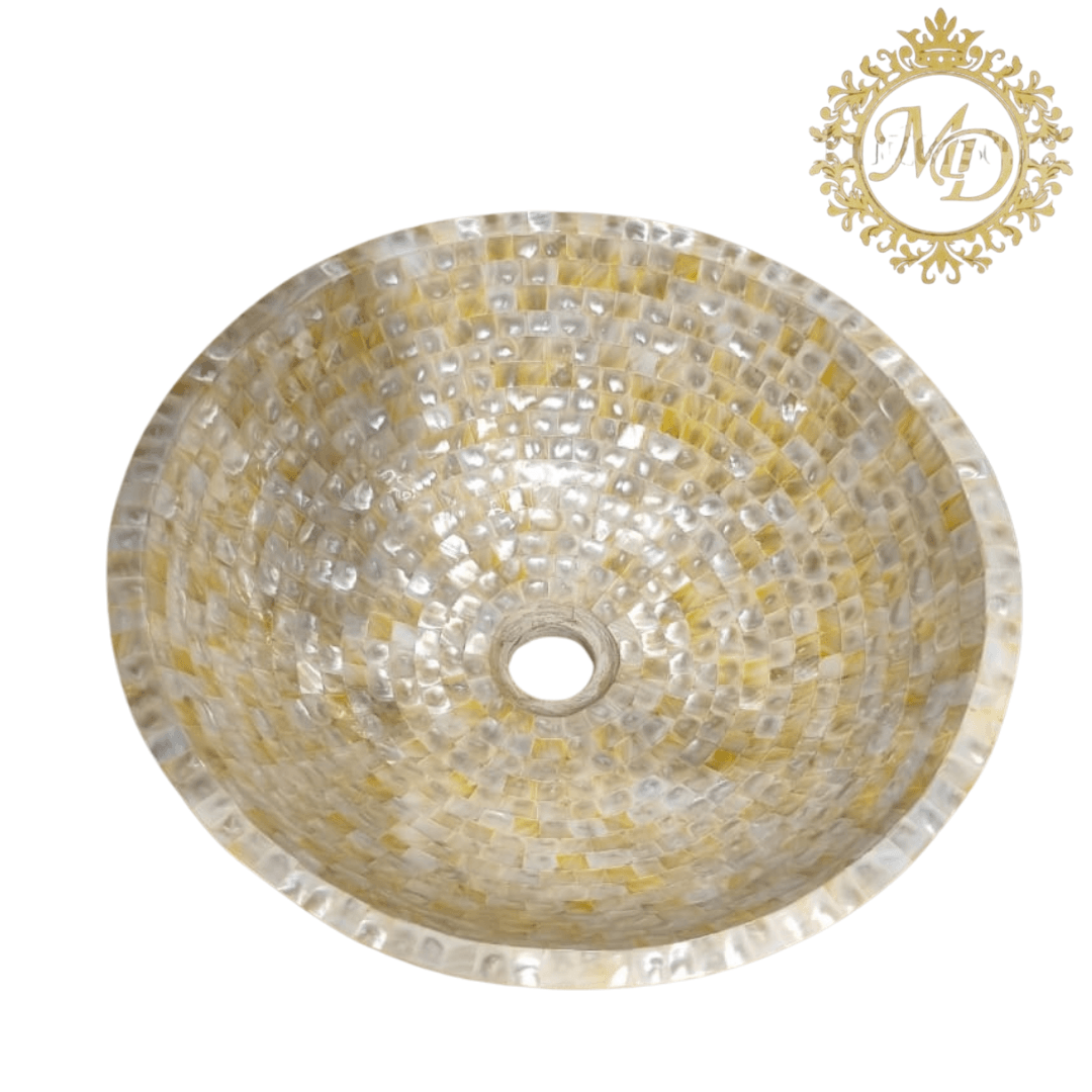 Mother of pearl basins - Majestic Decor