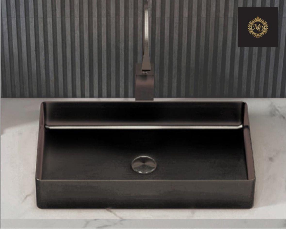 stainless steel washbasins rectangle - Majestic Decor