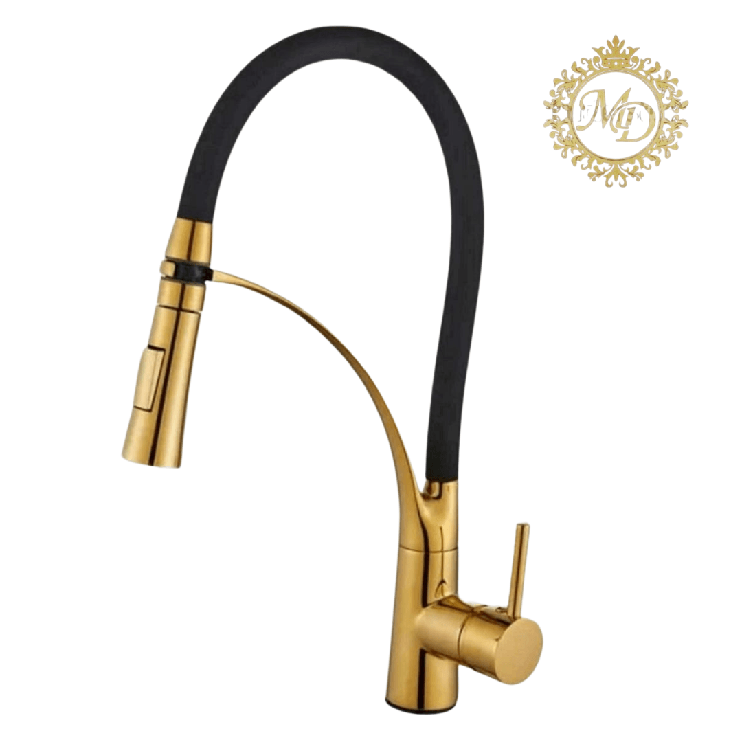 Single Lever Sink Faucet with Dual Flow Pull Out - Majestic Decor