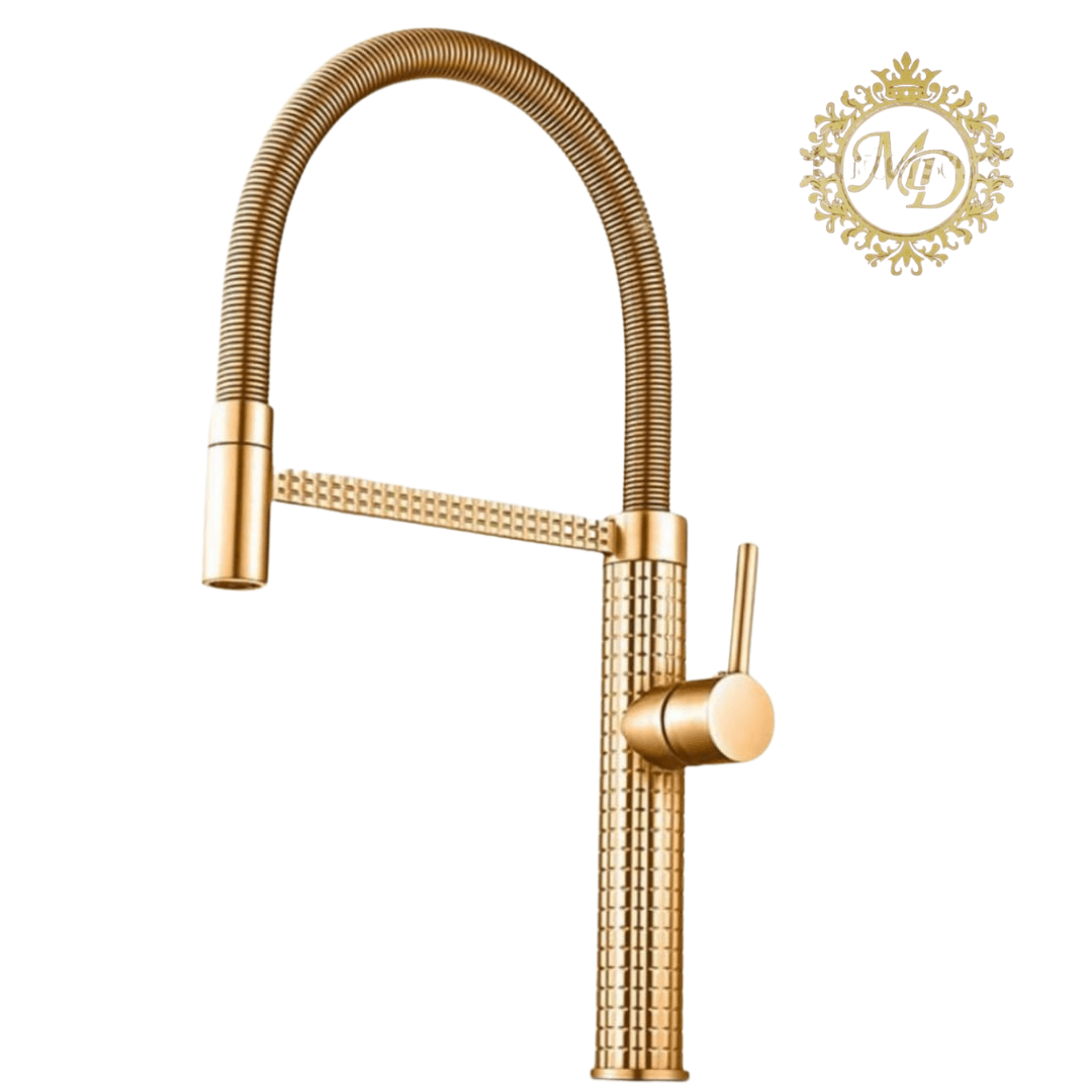 Brass Tap for Kitchen Sink - 360° Swivel Spout