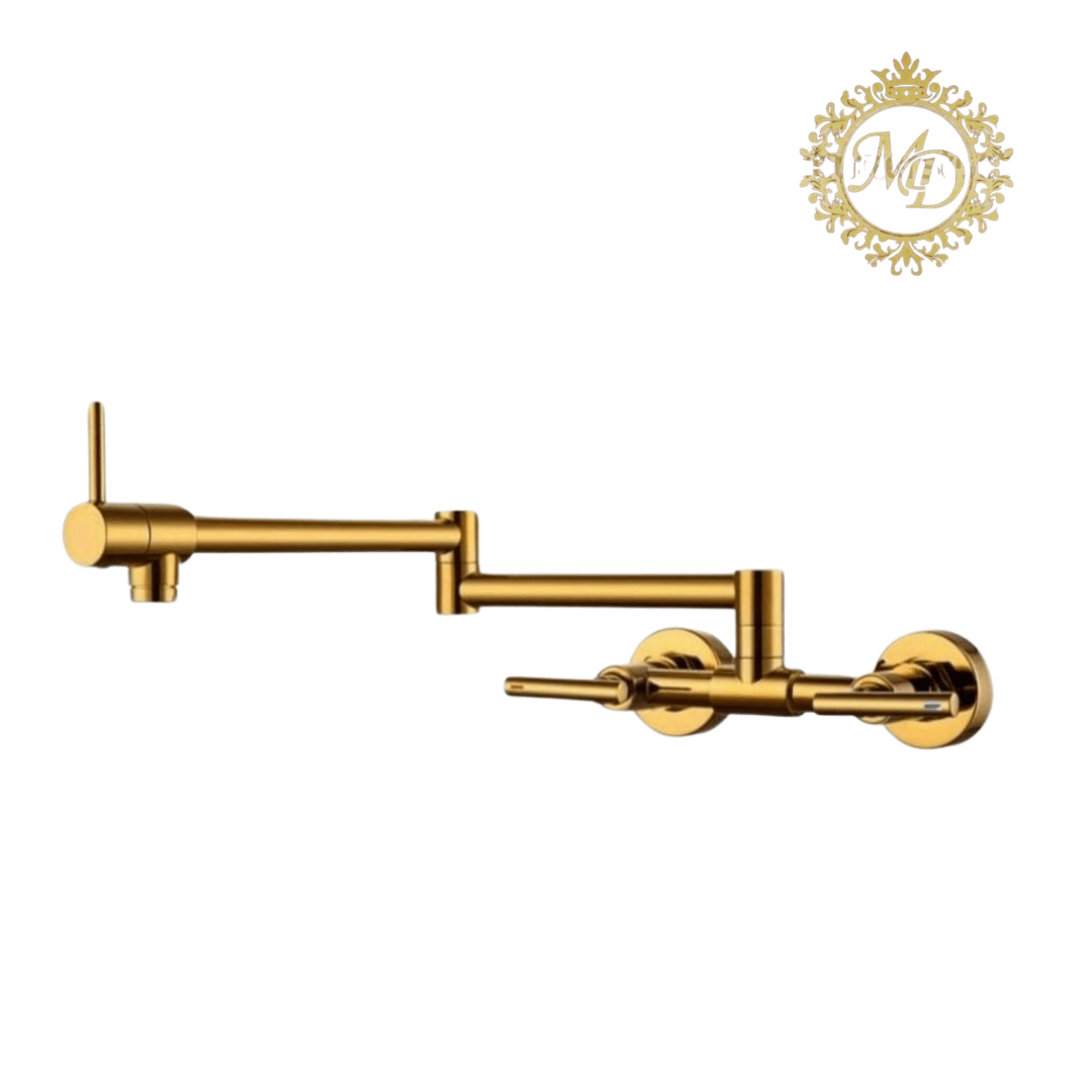 Folding Faucet Over Stove, Kitchen Faucet with Double Joint Swing Arms - Majestic Decor