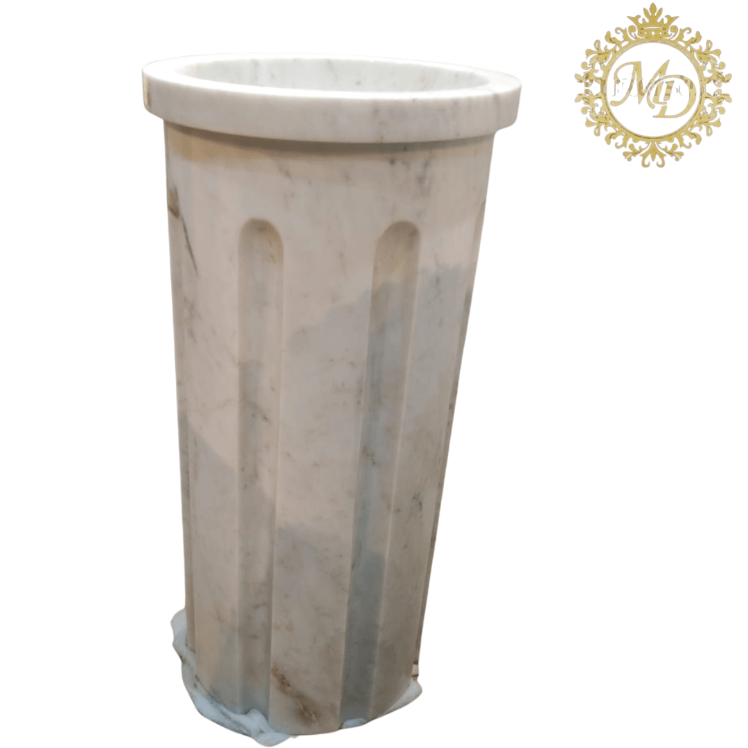 Natural marble washbasins - Majestic Decor