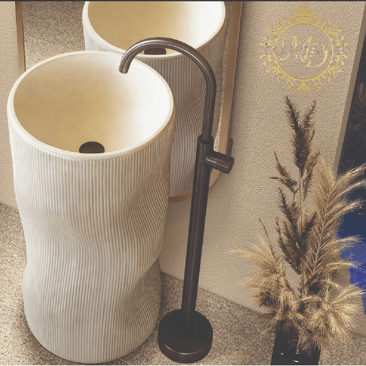 Composite marble washbasins - Majestic Decor