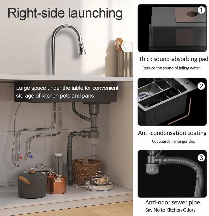 multifunction waterfall sink - Majestic Decor